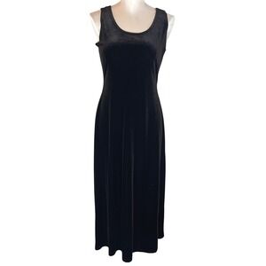 Ronni Nicole Brown Velvet Sleeveless Maxi Slip Dress Size 6 Fairy Grunge
